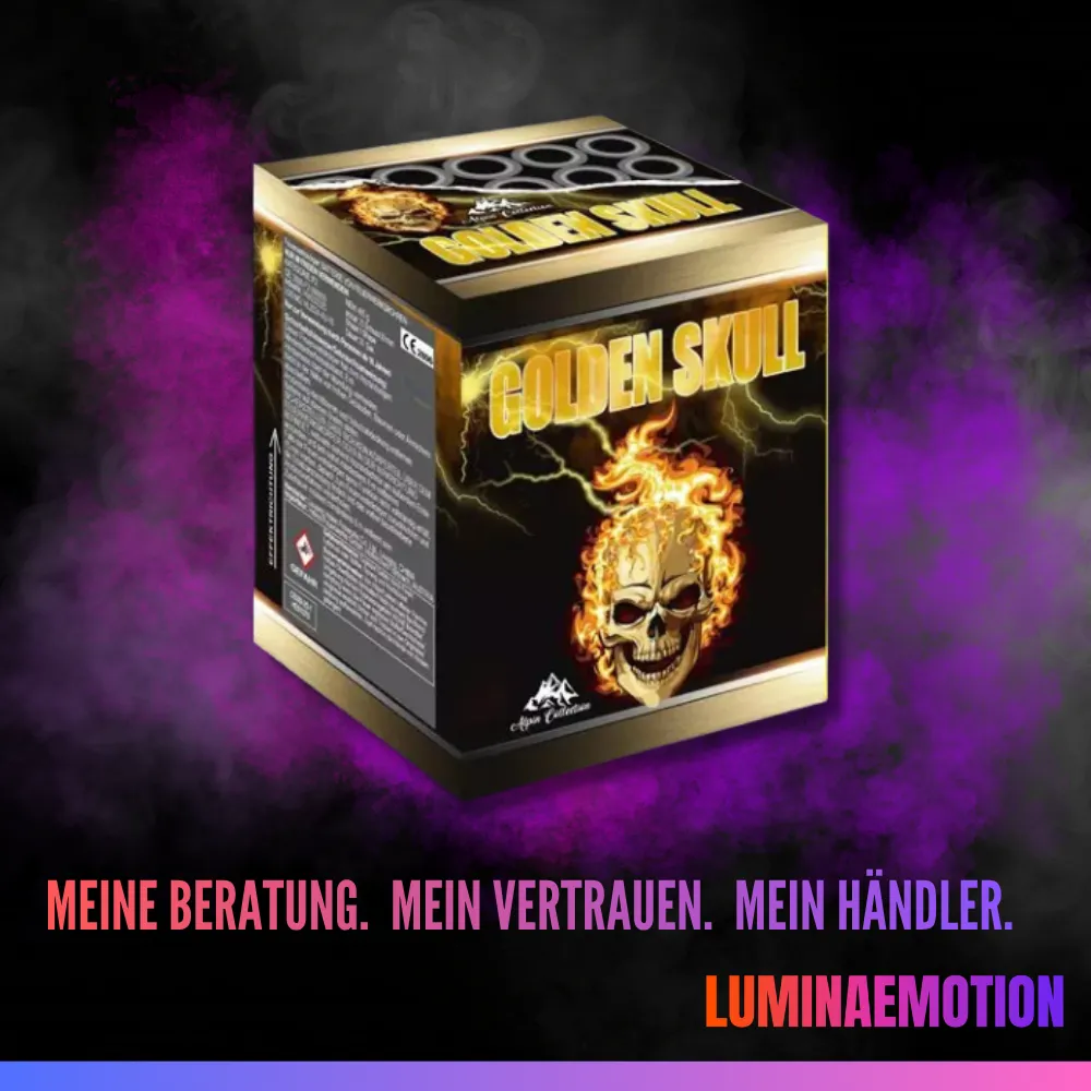 [01070] ALPIN GOLDEN SKULL 25 gemischte Gold- und Farbeffekte
