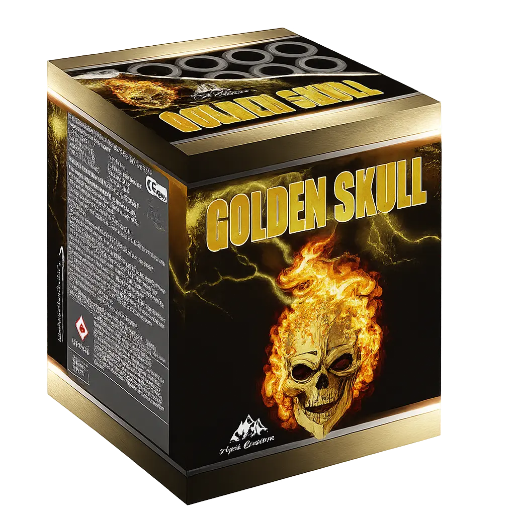[01070] ALPIN GOLDEN SKULL 25 gemischte Gold- und Farbeffekte