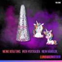 BUGANO VULKAN "Unicorn" - Goldblüten + blaue & pinke Sterne