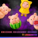 Glücks-Schweinchen lustig