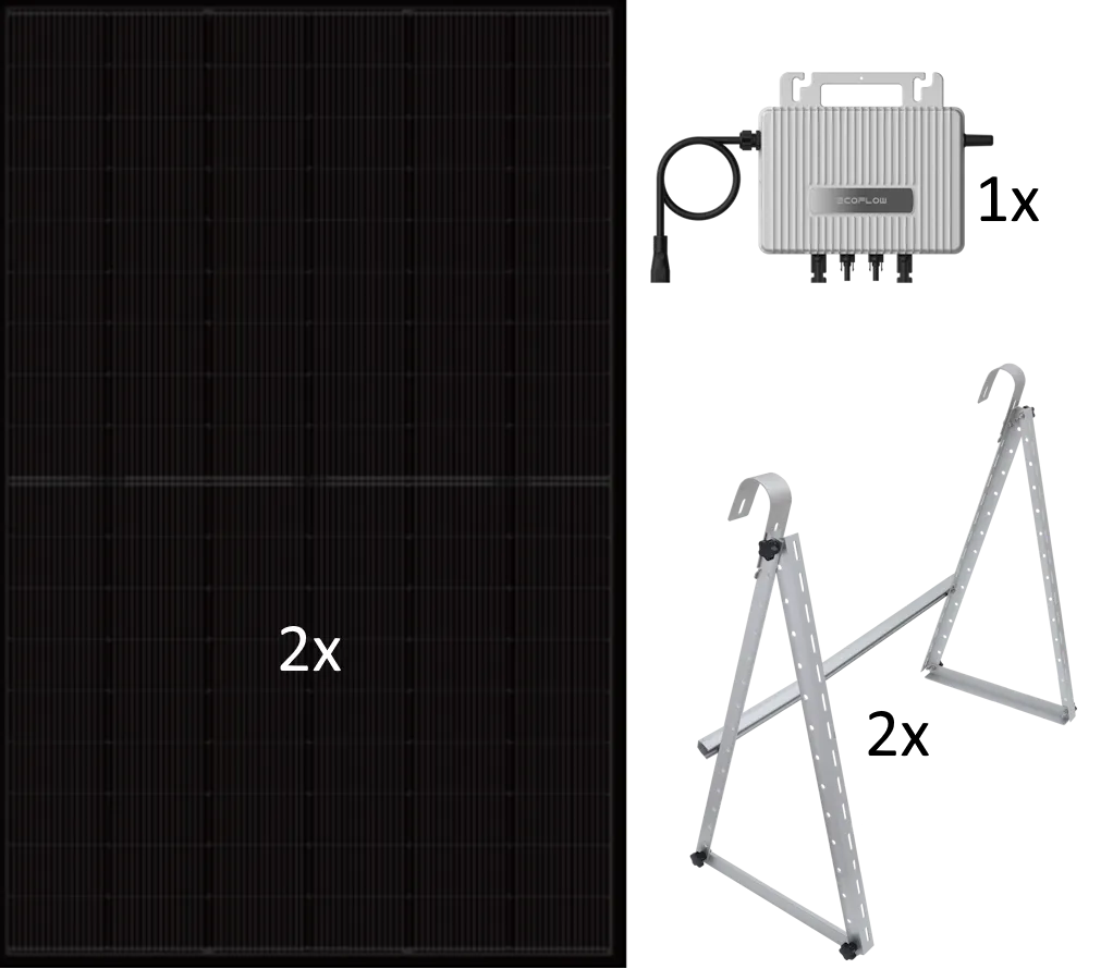Balkonkraftwerk 910Wp